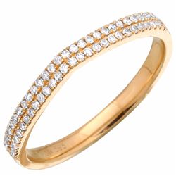 14KT Yellow Gold Women's Diamond Ring -# 7989
