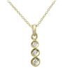 Image 1 : 14KT Yellow Gold Ladies Slider with Chain  -# 6724-1