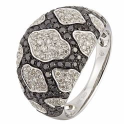 14KT White Gold Women's Diamond Ring -# 6016-1