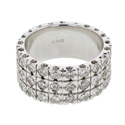 14KT White Gold Ladies Diamond Ring -# 10418