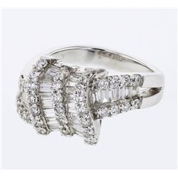 18KT White Gold Ladies Diamond Fashion Ring -# 10268