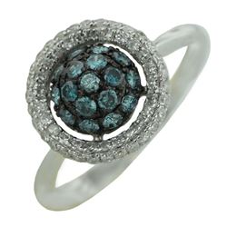 14KT White Gold Women's Diamond Ring -# 6071