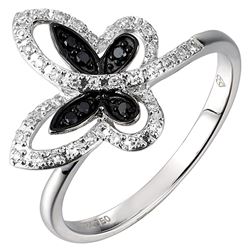 14KT White Gold Women's Diamond Ring -# 6201