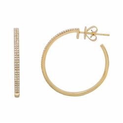 14KT Yellow Gold Diamond Earrings -# 7769-1