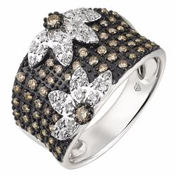 14KT White Gold Women's Diamond Ring -# 5914