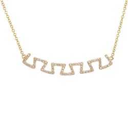 14KT Yellow Gold Diamond Necklace -# 7625