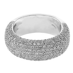 18KT White Gold Ladies Diamond Ladies Ring -# 10199