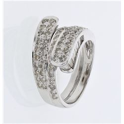 18KT White Gold Ladies Diamond Fashion Ring -# 10298