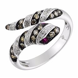 14KT White Gold Women's Diamond Ring -# 6318-1