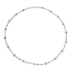 18KT White Gold Ladies Diamond Necklace -# 9946
