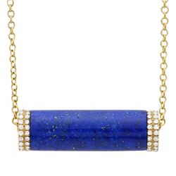 14KT Yellow Gold Gemstone Necklace -# 7958-1