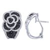 Image 1 : 14KT White Gold Diamond Earrings -# 6051