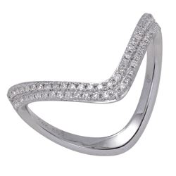 14KT White Gold Women's Diamond Ring -# 8080-1