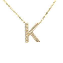 14KT Yellow Gold Diamond Necklace -# 8019-1