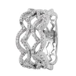 18KT White Gold Diamond Ring -# 869
