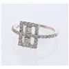 Image 1 : 18KT White Gold Ladies Diamond Fashion Ring -# 8828