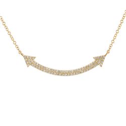 14KT Yellow Gold Diamond Necklace -# 7632