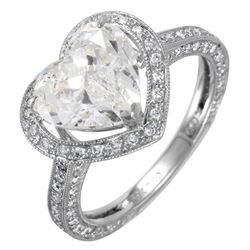 18KT White Gold Diamond Engagement Ring -# 1629