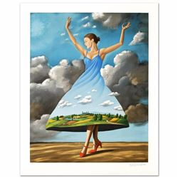 Texture of Casual Desire Limited Edition Hand Pulled Original Lithograph by Rafal Olbinski, Numbered