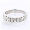 Image 1 : Platinum Ladies Diamond Wedding Band -# 9711