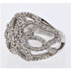14KT White Gold Ladies Diamond Ring -# 10380