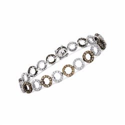 14KT White Gold Ladies Diamond Bracelet -# 10434