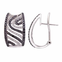 14KT  Gold Diamond Earrings -# 5943