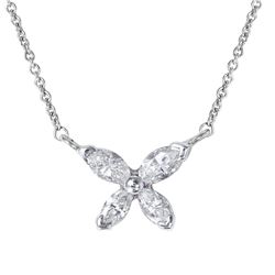 14KT White Gold Diamond Necklace -# 1859