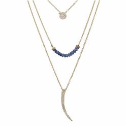 14KT Yellow Gold Diamond Necklace -# 7731
