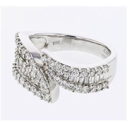 18KT White Gold Ladies Diamond Ladies Ring -# 10165