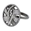 Image 1 : 14KT White Gold Ladies Diamond Ring -# 9869