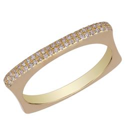 14KT Yellow Gold Women's Diamond Ring -# 7575