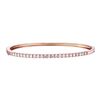 Image 1 : 14KT Rose Gold Diamond Bangle -# 7565