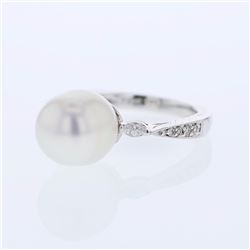 14KT White Gold Ladies Diamond Ring -# 8943