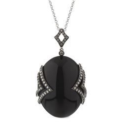 14KT  Gold Gemstone Pendant With Chain -# 6229-1