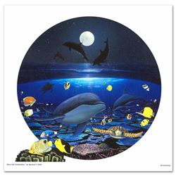 Moonlight Celebration LIMITED EDITION Giclee on Canvas by renowned artist WYLAND, Numbered and Hand 