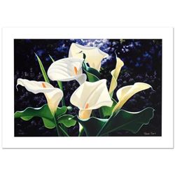 "Morning Calla" Limited Edition Giclee by Brian Davis (36" x 24"), Numbered and Hand Signed with Cer
