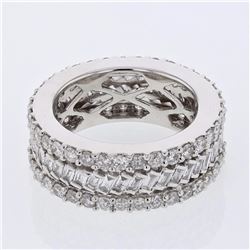 18KT White Gold Ladies Diamond Ladies Ring -# 10471