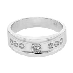 14KT White Gold Ladies Diamond Ring -# 9101