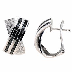 14KT  Gold Diamond Earrings -# 5926