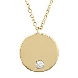 14KT Yellow Gold Diamond Necklace -# 7791