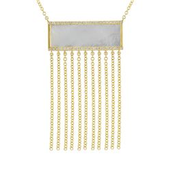 14KT Yellow Gold Gemstone Necklace -# 7684