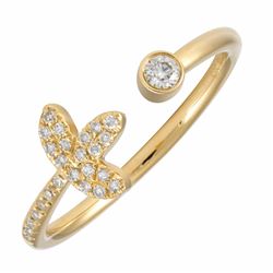 14KT Yellow Gold Women's Diamond Ring -# 7687-1