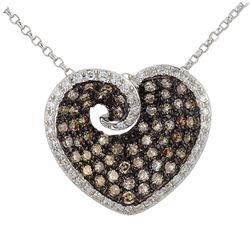 14KT  Gold Diamond Pendant With Chain -# 6305-1