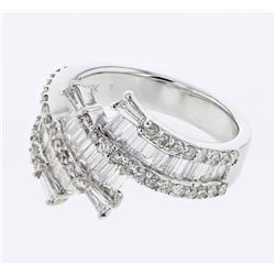 18KT White Gold Ladies Diamond Ring -# 10251