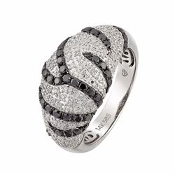 14KT White Gold Women's Diamond Ring -# 6117-1
