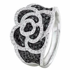 14KT White Gold Women's Diamond Ring -# 6187