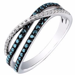 14KT White Gold Women's Diamond Ring -# 6049