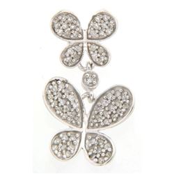 14KT White Gold Ladies Diamond Necklace -# 8609