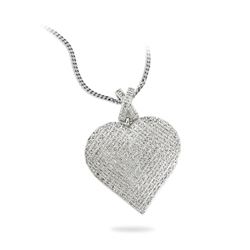 14KT White Gold Ladies Diamond Necklace -# 9277